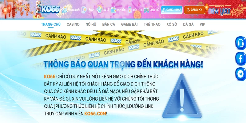 Bảo mật luôn là một yếu tố quan trọng được nhà cái KO66 chú trọng